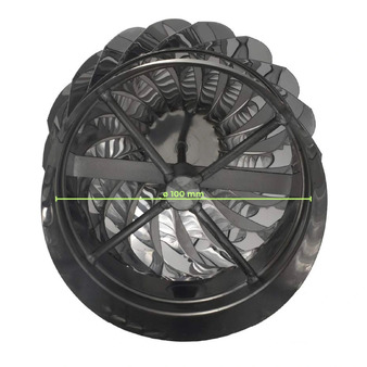Stainless Steel Rotating Chimney Cowl Cap, Round Base