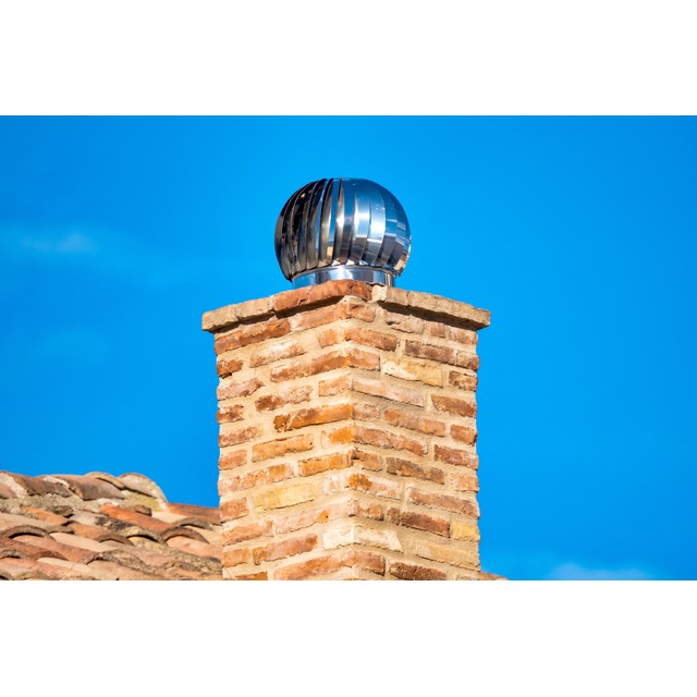 Stainless Steel Rotating Chimney Cowl Cap, Round Base