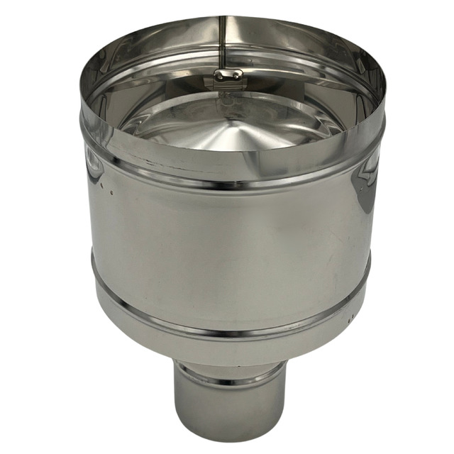 Terminale Antintemperie Inox Monoparete AISI 316