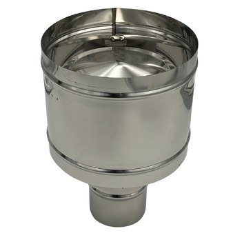 Terminale Antintemperie Inox Monoparete AISI 316