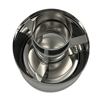 Terminale Antintemperie Inox Monoparete AISI 316
