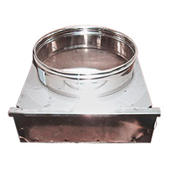 Cassetta Raccolta Ceneri Inox Monoparete AISI 316