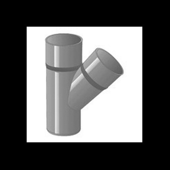 Derivazione 45° in PVC