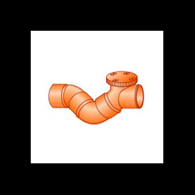 Sifone a un Tappo in PVC
