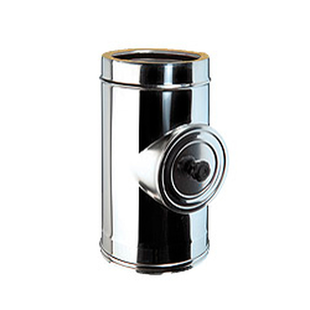 Elemento di Ispezione con Sportello Tondo a Doppia Parete Inox AISI 316